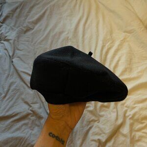 Classic Black Wool Beret - Timeless French Style Hat